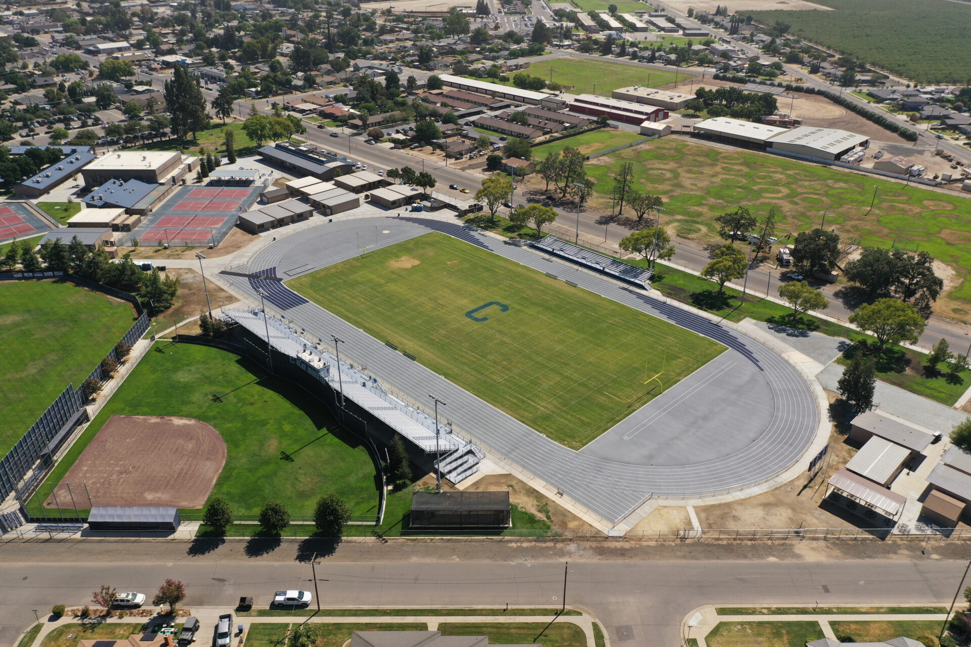 Caruthers High School Stadium – Harris Construction